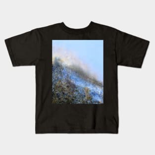 A Wintry Weave .....acrylic based abstract Kids T-Shirt